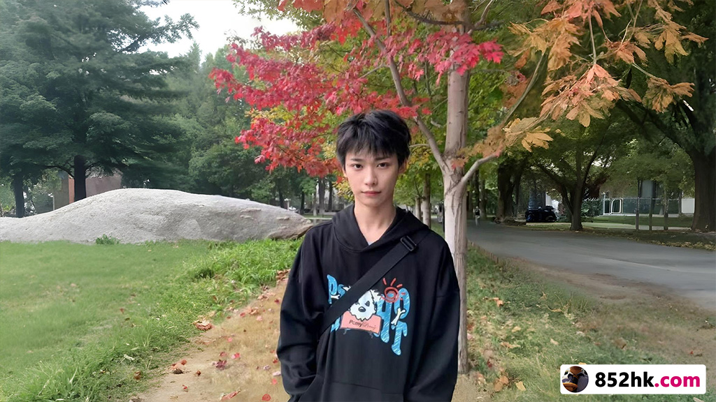 梓渝 Zi Yu when he is young boy